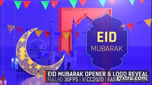 Videohive Eid Mubarak Opener 51485556