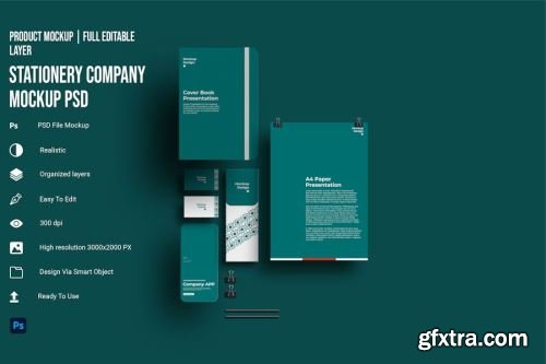 Stationery Mockup Collections 14xPSD