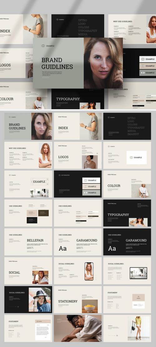 Brand Guideline Presentation Layout