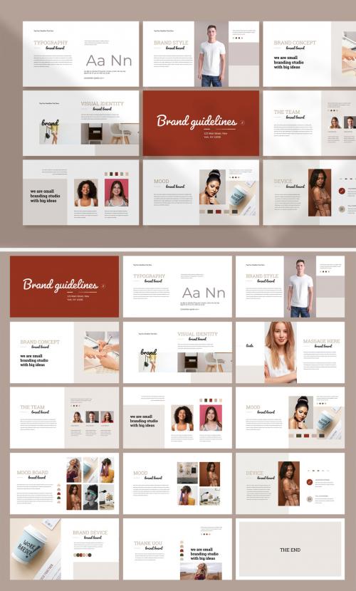 Brand Guideline Presentation Layout