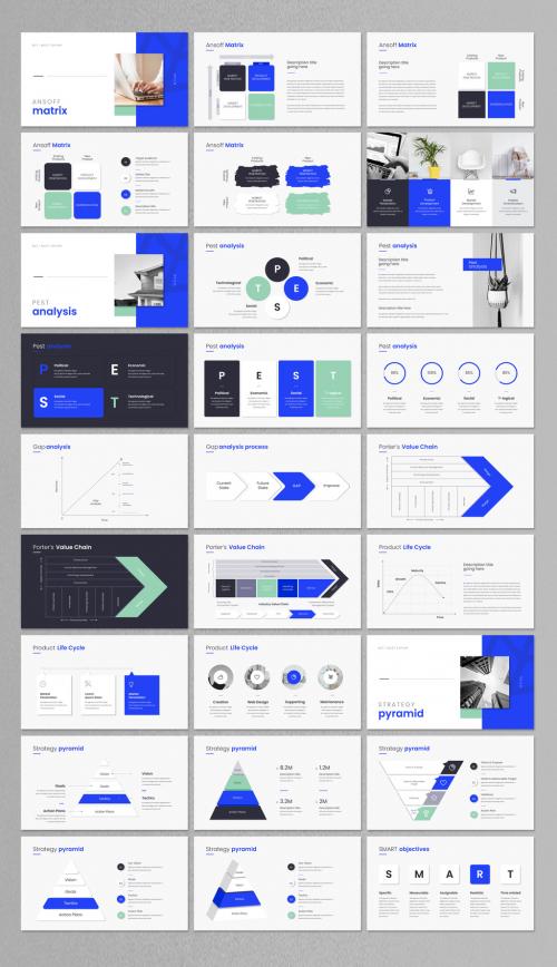 Infographic Marketing Plan Presentation Layout