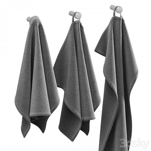 KITCHEN TOWELS GRAY