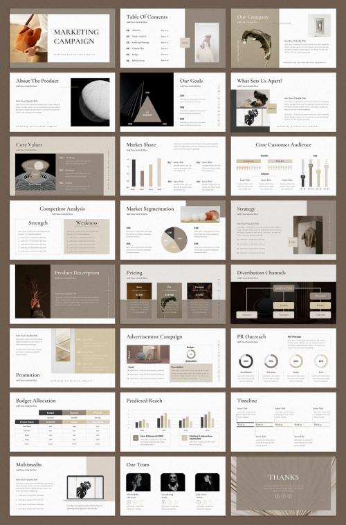 Marketing Campaign Presentation Layout