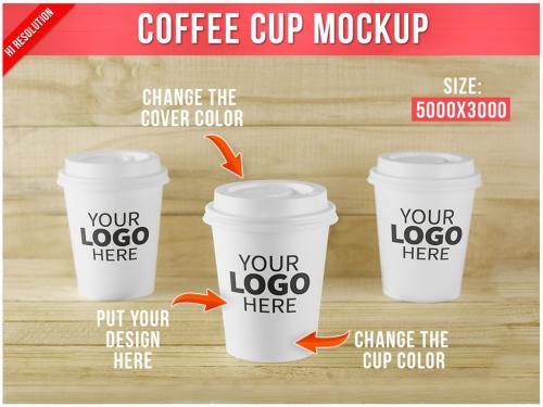 Coffee Cups Mockup