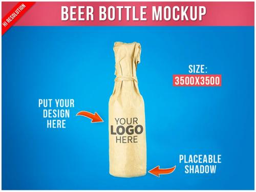 Beer Bottle Mockup