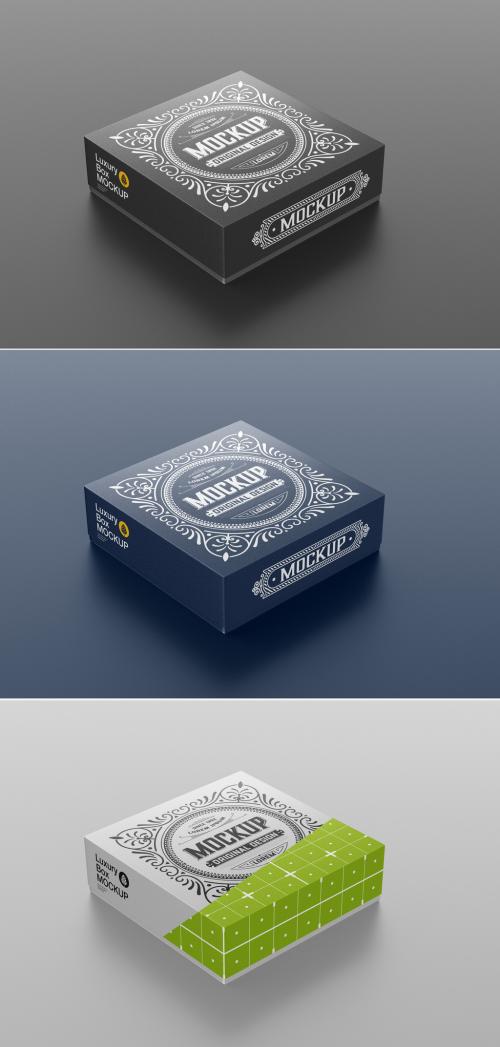 Luxury Cardboard Box Mockup