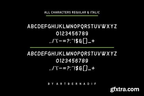 Qentix - Modern Sans Serif Font Family WMHDMMN