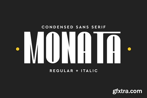 Monata Condensed Font L39ZWUD