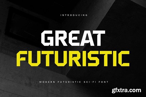 Great Futuristic - Modern Futuristic Scifi Font 3EU5LEY