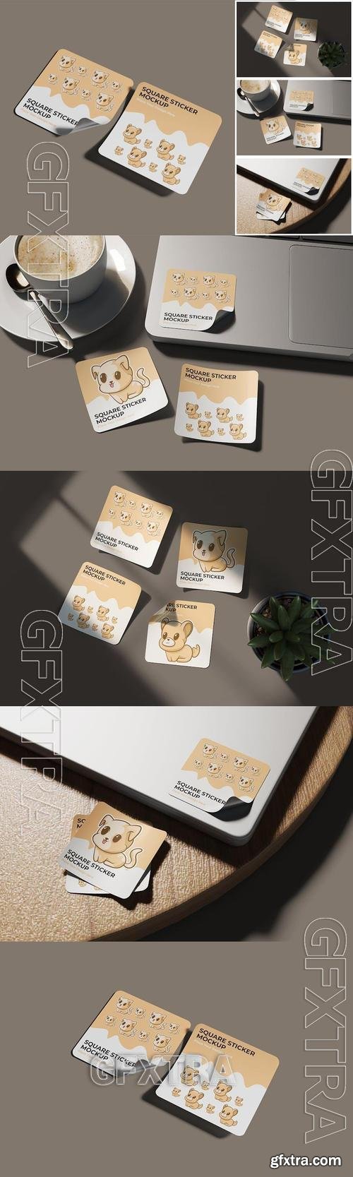 Sticker Mockup QHX4WER