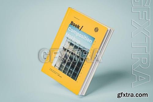 Floating Book Mockup SDL52C3