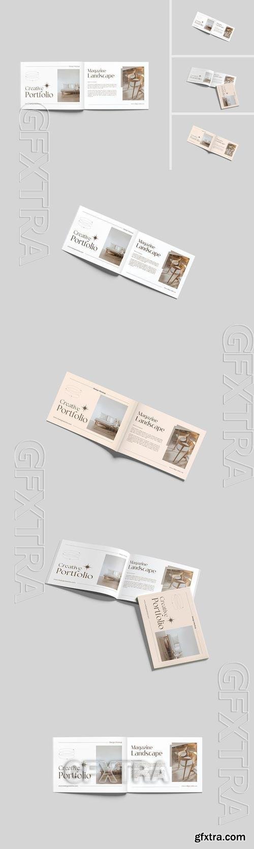 Magazine Landscape Mockup QKBT9CU