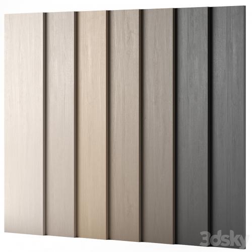 Wood materials Oak - 7 colors - set 01