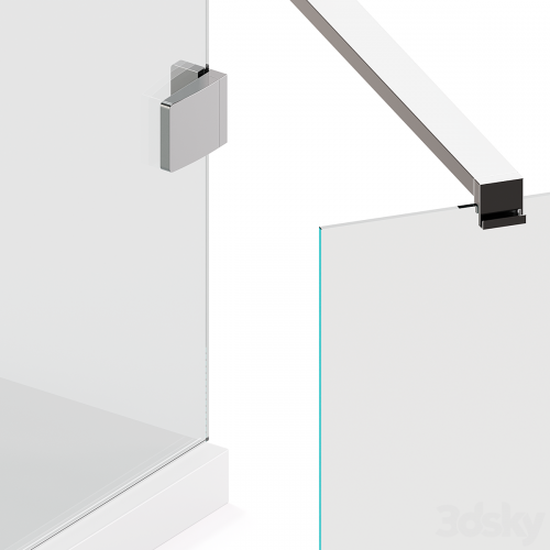 Arblu Walk-in Separet Elite shower enclosures + Paffoni shower systems