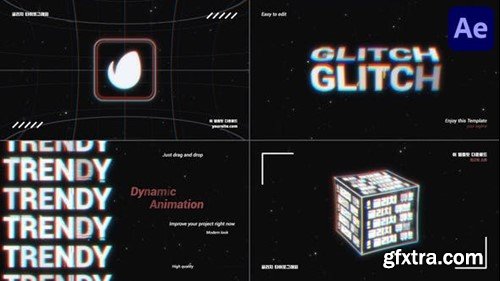 Videohive Glitch Typography for After Effects 51516413