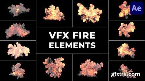 Videohive VFX Fire Elements for After Effects 51546933