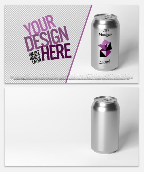 Mockup of a Can