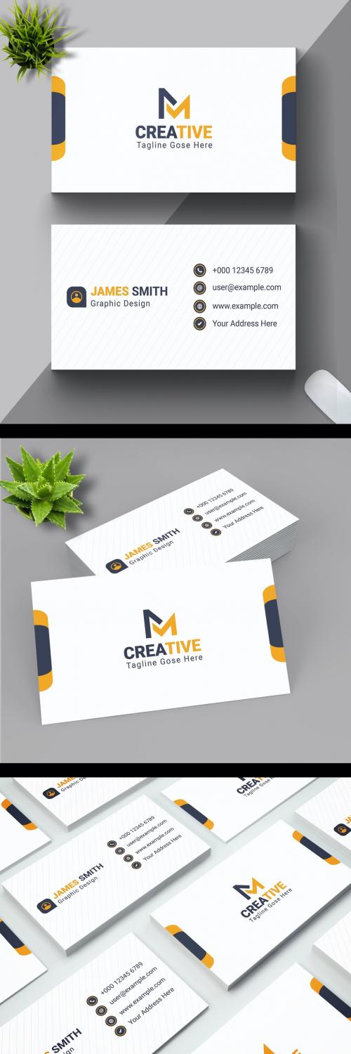 Clean Business Card Layout