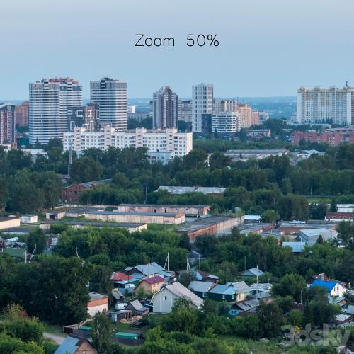 Panoramas of Novosibirsk. 2 pcs