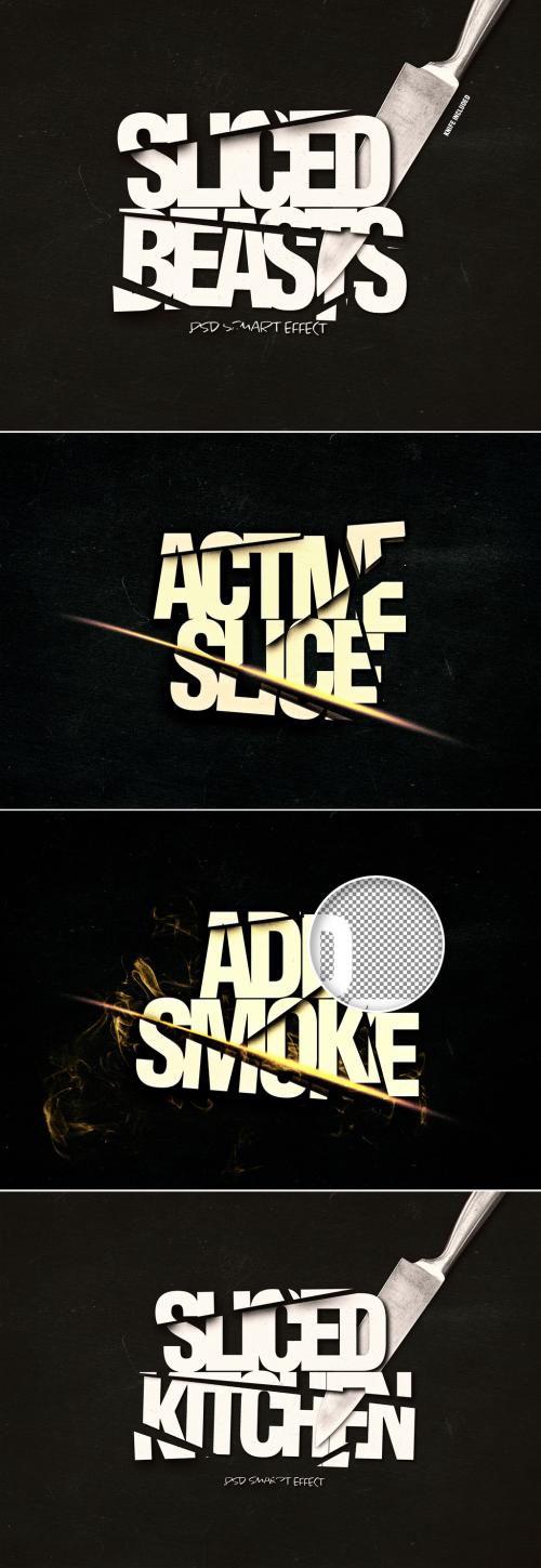 Sliced Text Effect