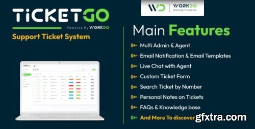 CodeCanyon - TicketGo - Support Ticket System v4.2 - 23051838 - Nulled