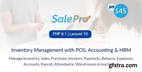 CodeCanyon - SalePro POS, Inventory Management System, HRM & Accounting v4.5.1 - 22256829 - Nulled