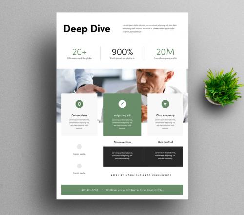 Minimal Business Flyer for Modern Organization