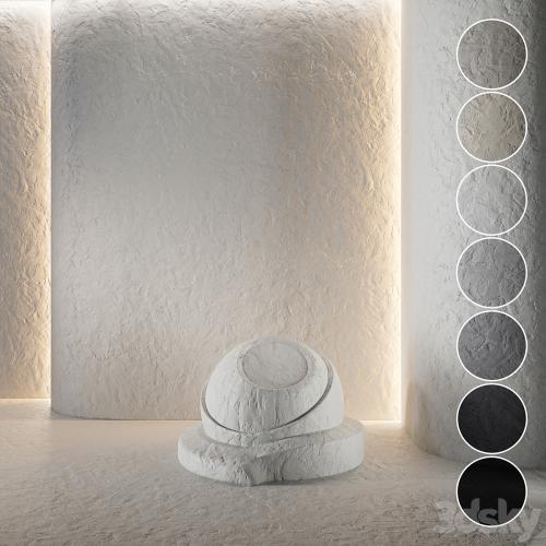 Decorative poster | Concrete set (seamless) | 38