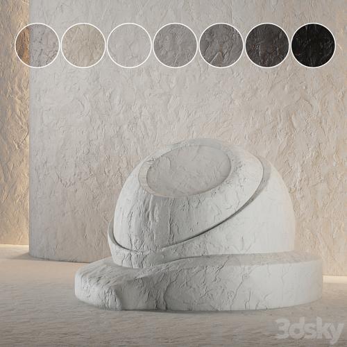 Decorative poster | Concrete set (seamless) | 38