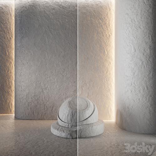 Decorative poster | Concrete set (seamless) | 38