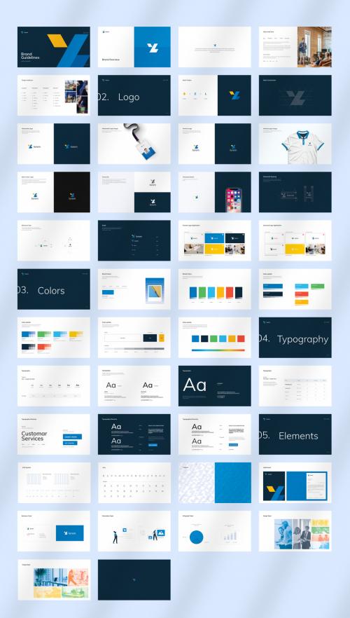 Brand Guideline Presentation Layout