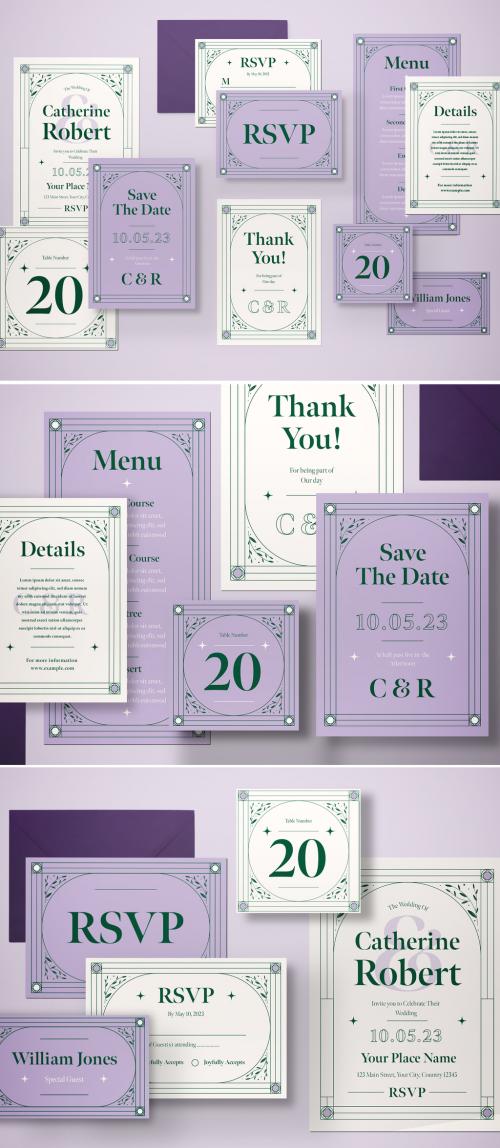 Wedding Invitation Layout