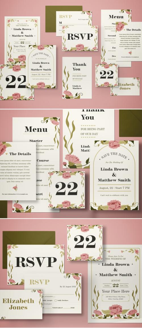 Wedding Invitation Layout