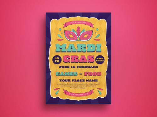 Mardi Gras Flyer Layout