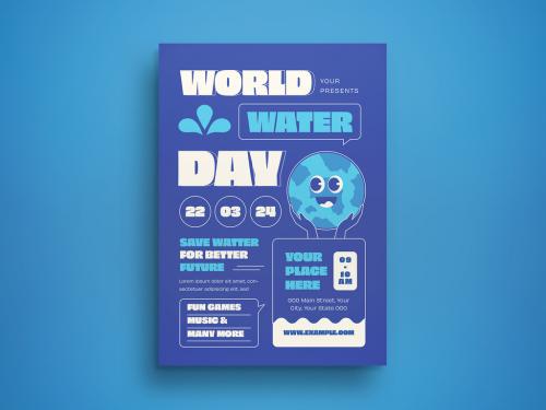World Water Day Flyer Layout