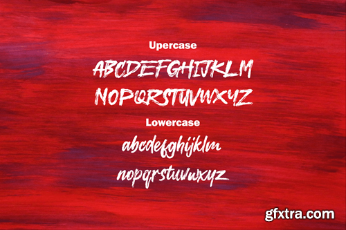 Redslit - Brush Font 5SH9XAK