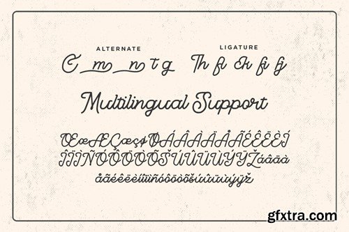 Cafieln - Vintage Monoline Font PGZJ3VK