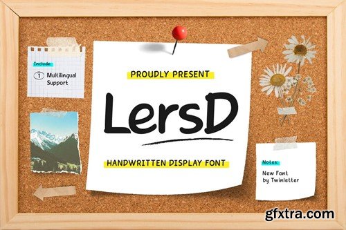 LersD - Handwritten Font FESA9P5