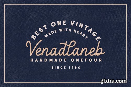 Delta Lake - Vintage Script Font Duo T7RZRYQ