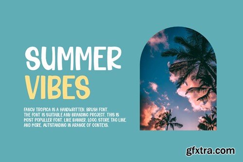 Fancy Tropica - Summer & Holiday Font 993FE9L