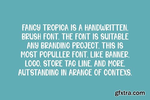 Fancy Tropica - Summer & Holiday Font 993FE9L