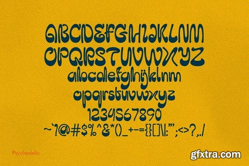 Rodrigs - Psychedelic Display Font ACV3AU9