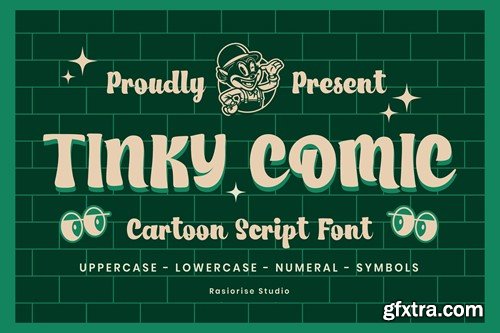 Tinky Comic - Script Western Cartoon Font KHRZH3X