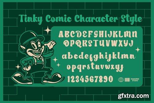 Tinky Comic - Script Western Cartoon Font KHRZH3X