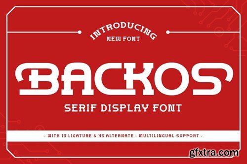 Backos - Serif Display Font 567CF8D