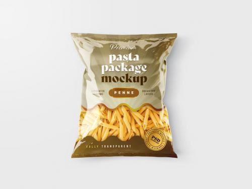 Pasta Bag Packaging Mockup