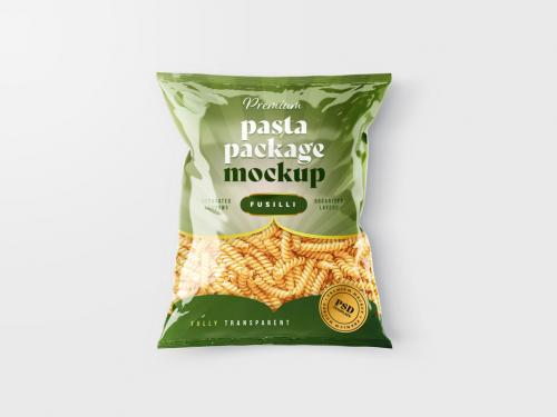 Pasta Bag Packaging Mockup