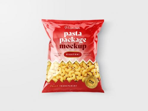 Pasta Bag Packaging Mockup