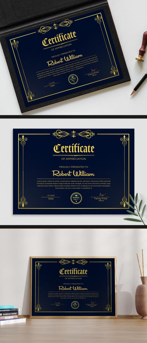 Certificate Design Layout