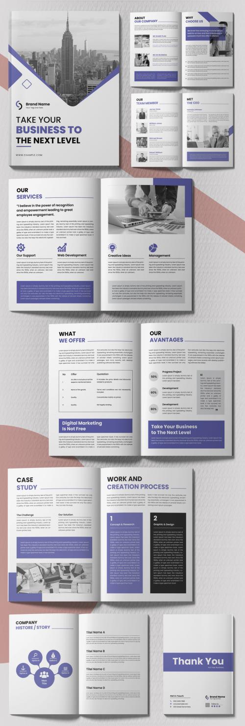 Bio Fold Brochure Design Layout